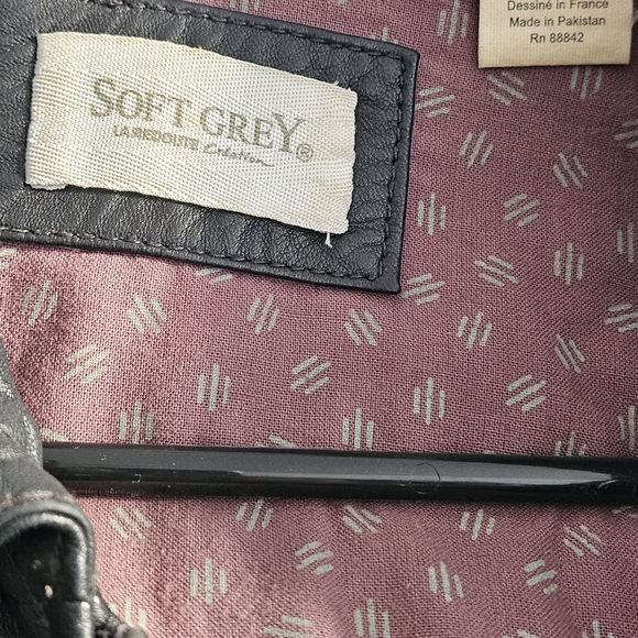 Black leather jacket - Size M/L - Picture 6 of 7